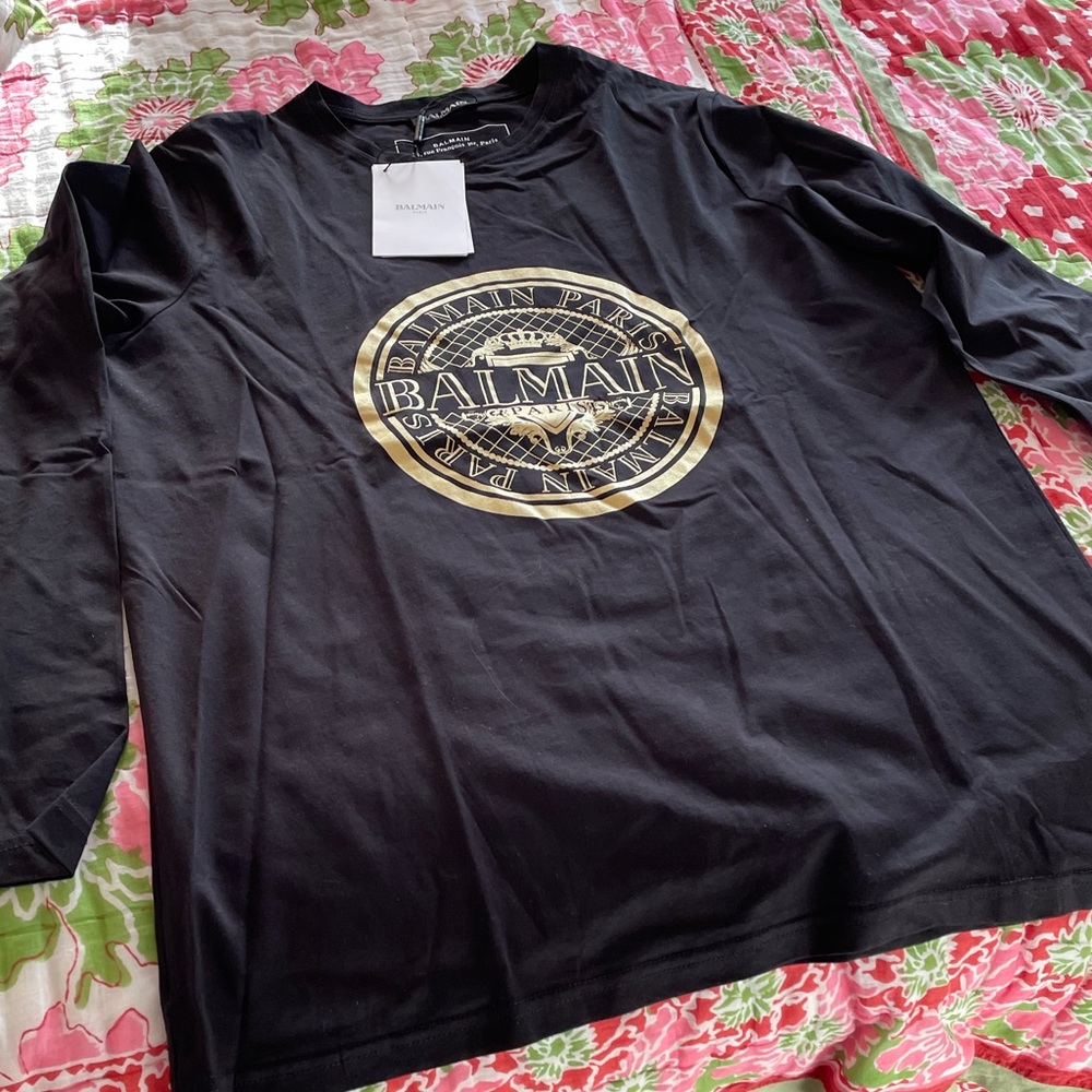Balmain Tee Shirt full sleeves